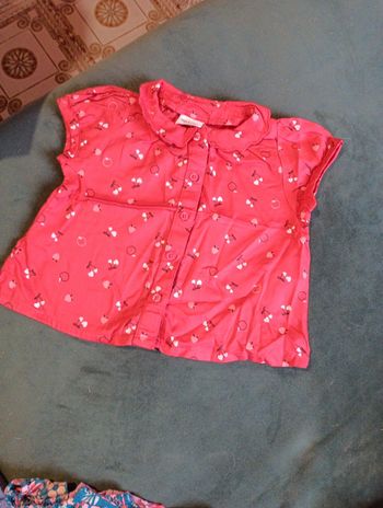 Chemisier rouge léger