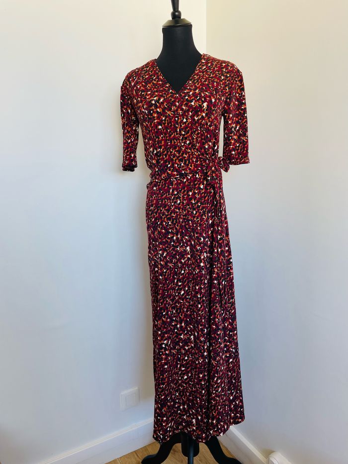 🌸 Sublime Robe longue. Motifs Léopard. Taille unique. - photo numéro 10