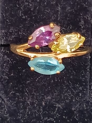 Bague plaqué or.