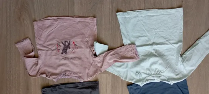 Lot de 5 t-shirts ML 18M - photo numéro 3