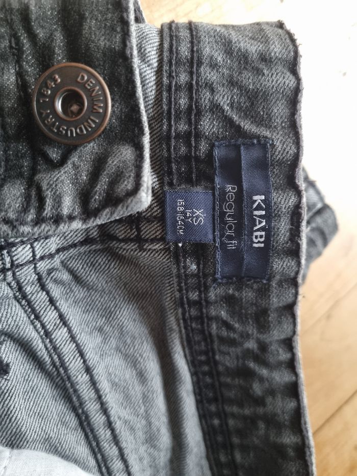 JEANS délavé noir XS regular fit - photo numéro 4