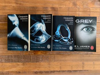 Trilogie cinquante nuance de grey 4 livres