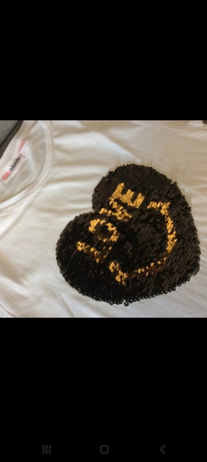 Tee-shirt sequins reversibles Lili Marelle - photo numéro 2