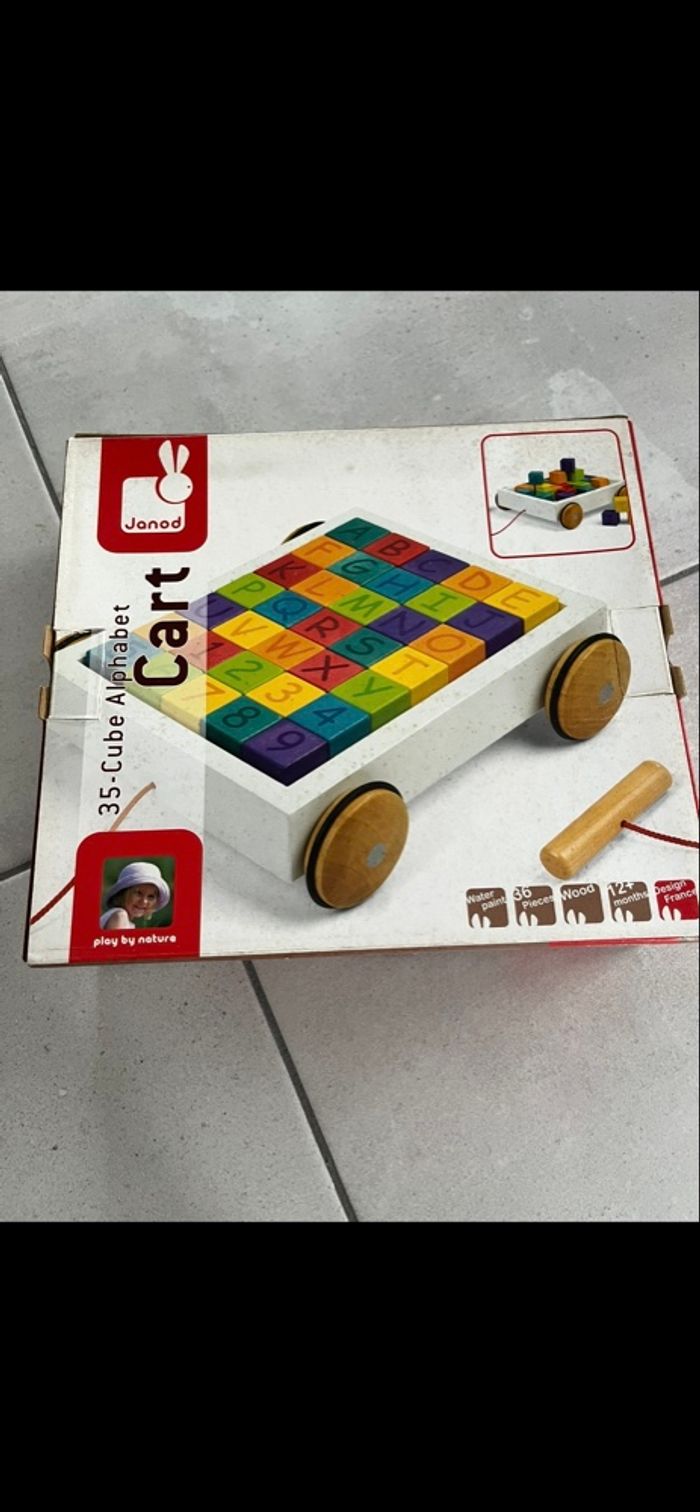 Chariot 35 cubes alphabet - photo numéro 5