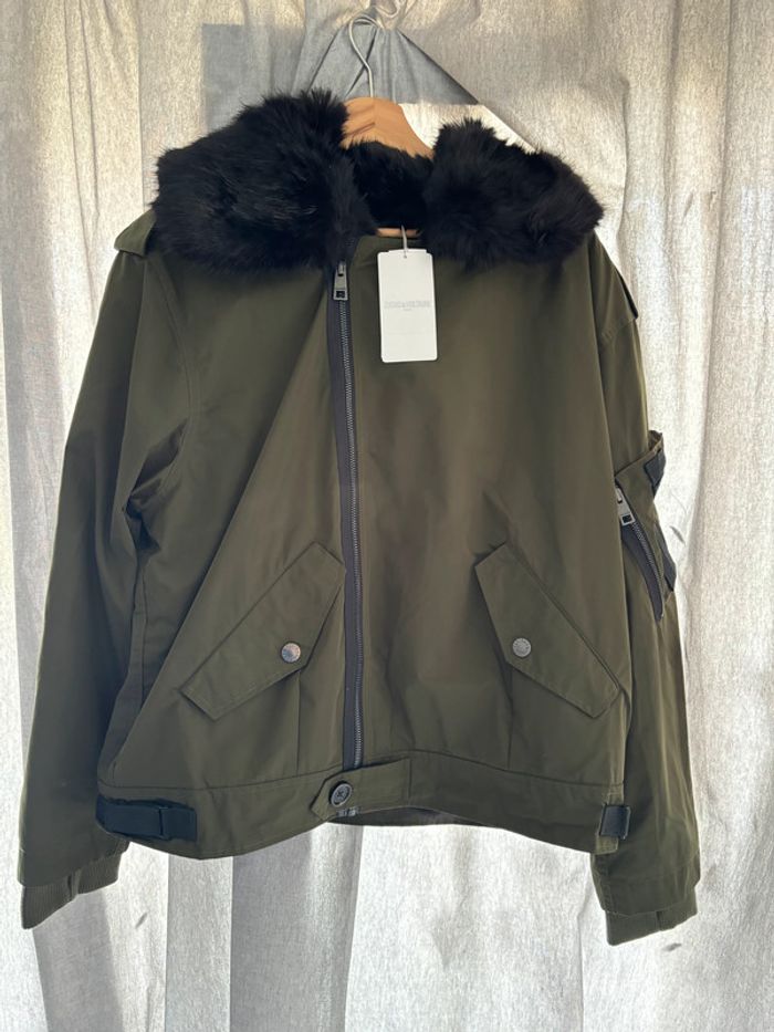 Blouson veste pour femme Zadig&Voltaire fausse fourrure taille L - photo numéro 4