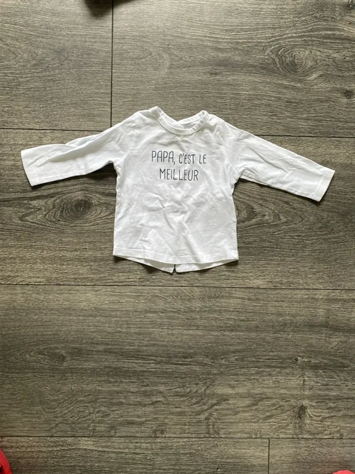 T-shirt manches longues spécial papa