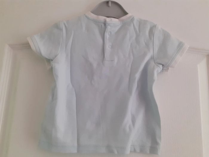 Tee-shirt manches courtes garçon 9mois - photo numéro 2