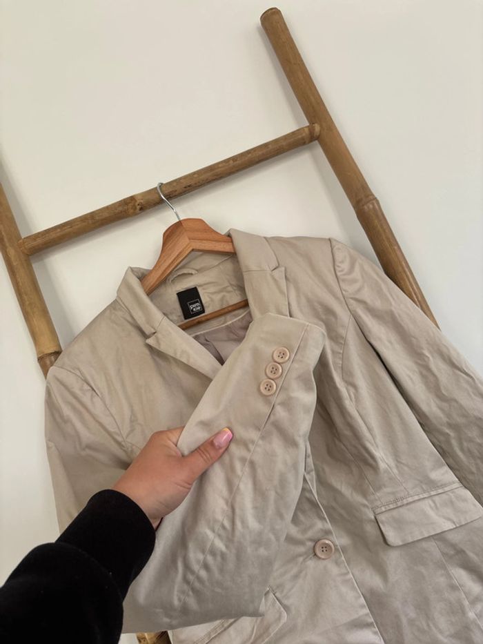 Veste blazer beige - photo numéro 5