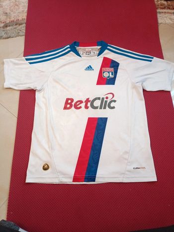Maillot de foot OL Lyon, Adidas Authentique Officiel taille enfant 12/13 ans