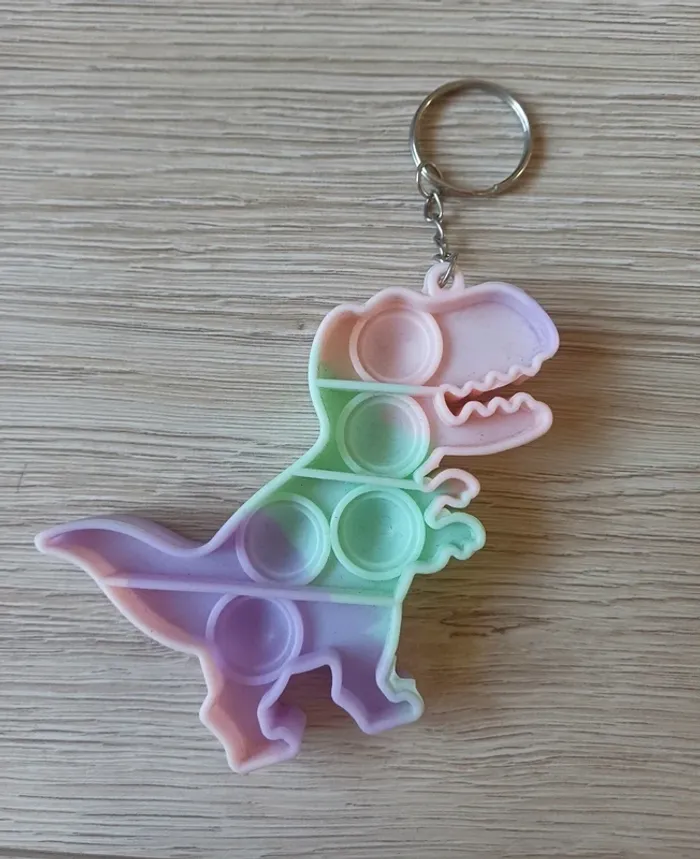 Porte clé Pop-it dinosaure - photo numéro 2