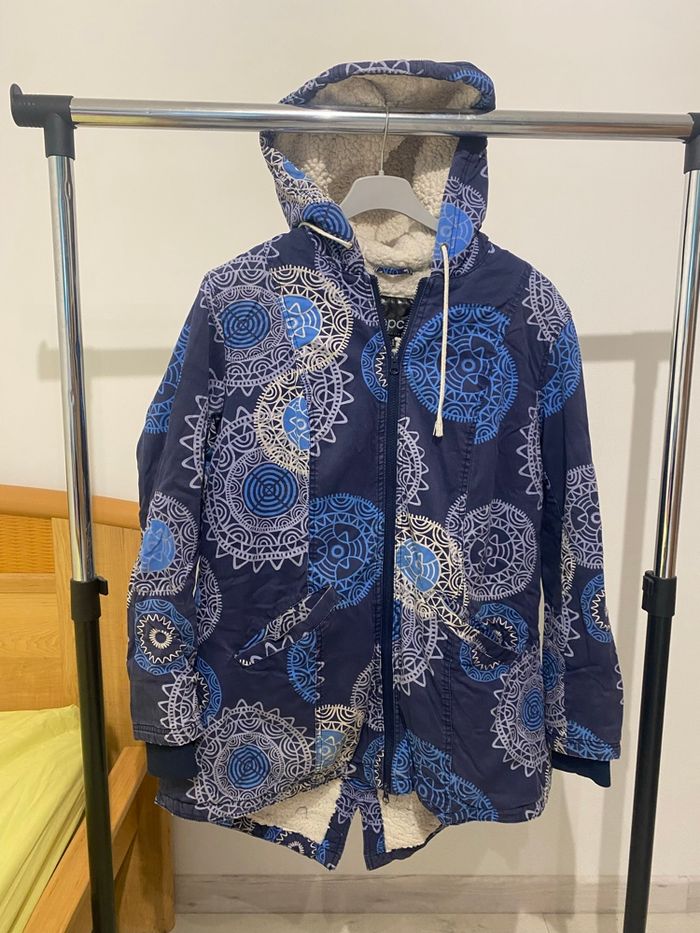 Manteau pour l’hiver bleu, taille 38 40