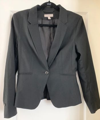 Blazer noir H&M T38