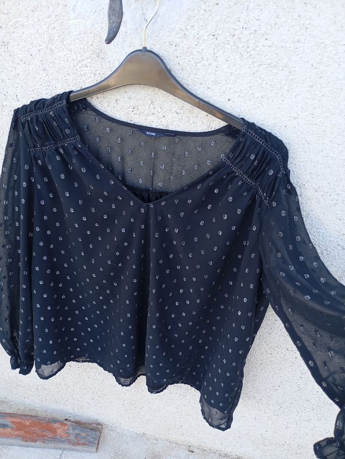 Blouse noire kiabi - photo numéro 3