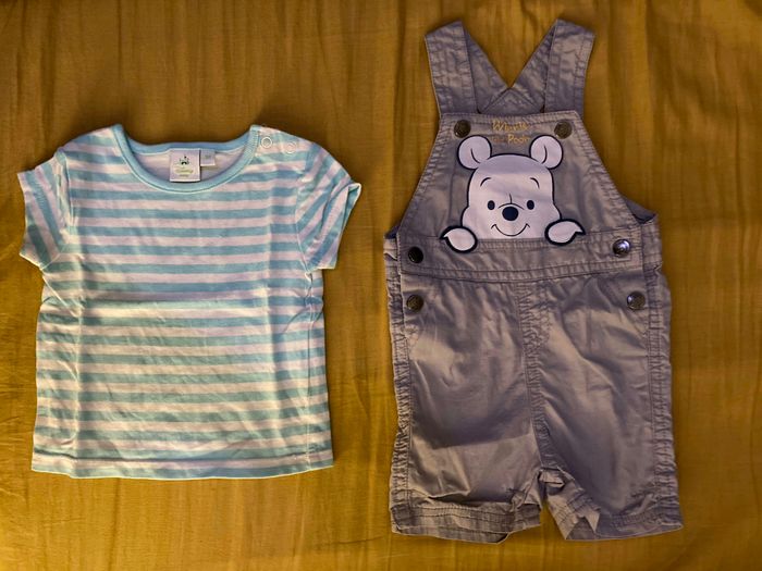 Ensemble salopette tshirt