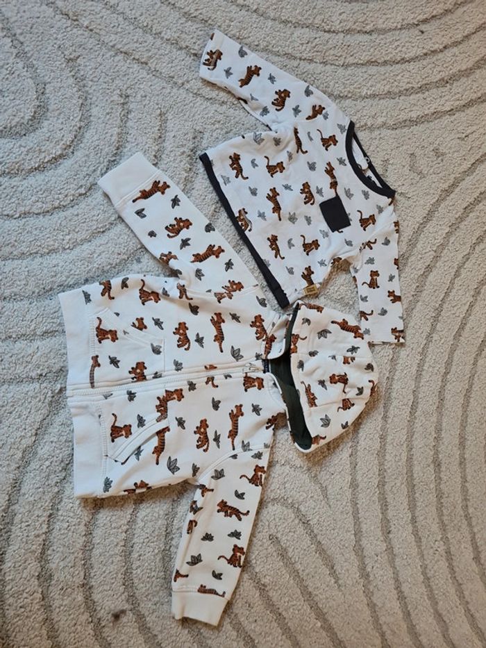 Ensemble gilet et tee shirt manches longues kiabi 3 mois