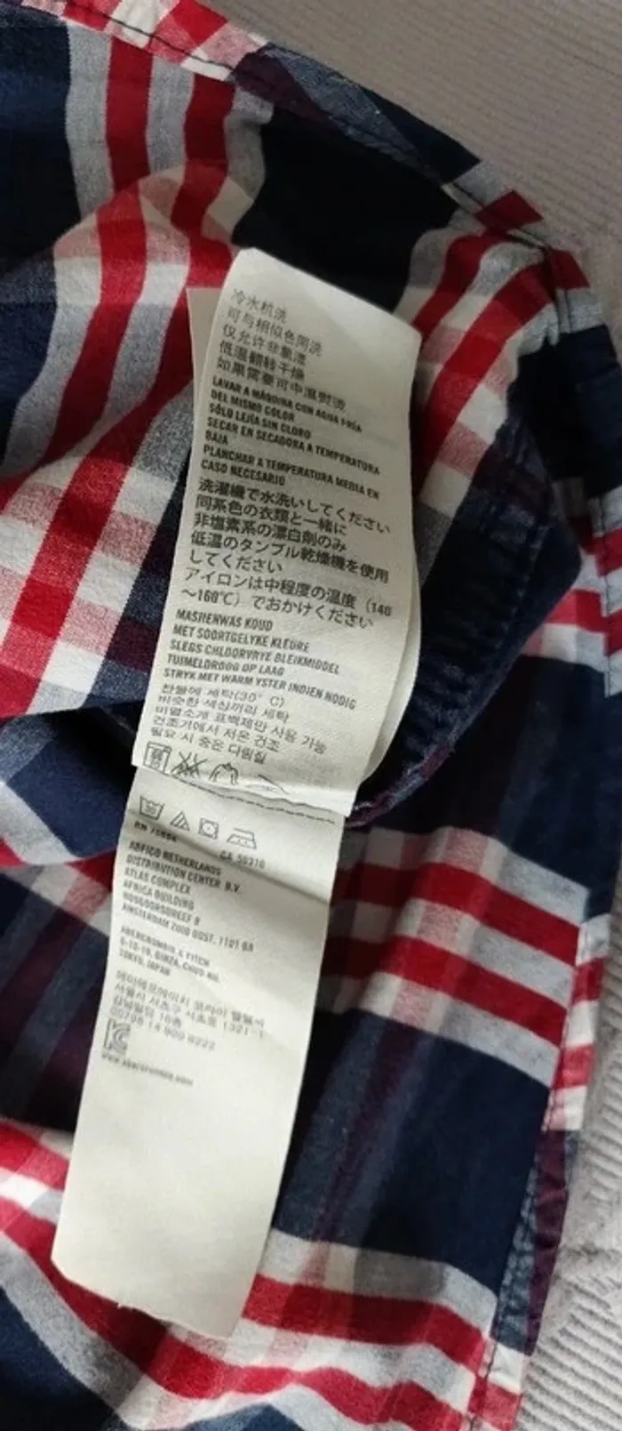 Chemise à carreaux Hollister - photo numéro 3