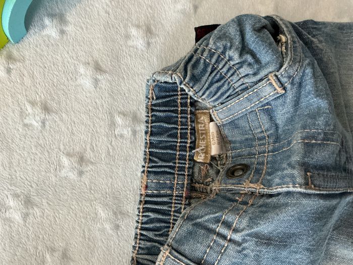 jean droit bleu taille élastique 6 mois orchestra - photo numéro 8