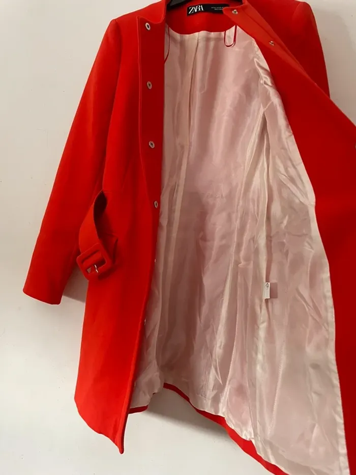 Zara robe veste blazer tailleur ceinturée taille XS - photo numéro 10