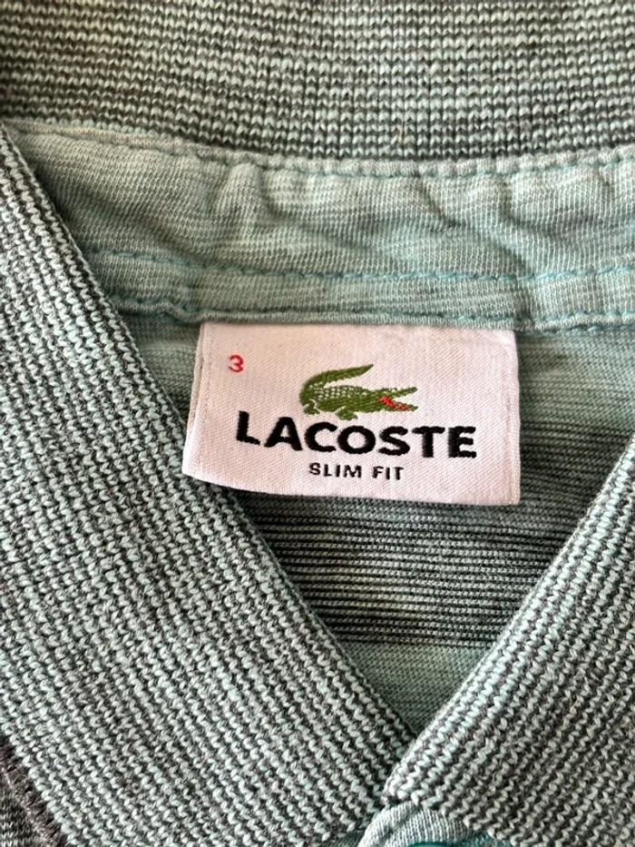 Polo Lacoste vert - photo numéro 3