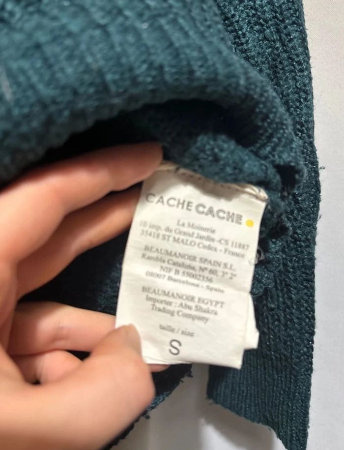 Pull femme vert bleue - photo numéro 2