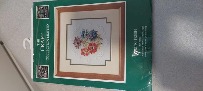 Kit broderie point de croix The Craft Collection "Spring Fresh" neuf