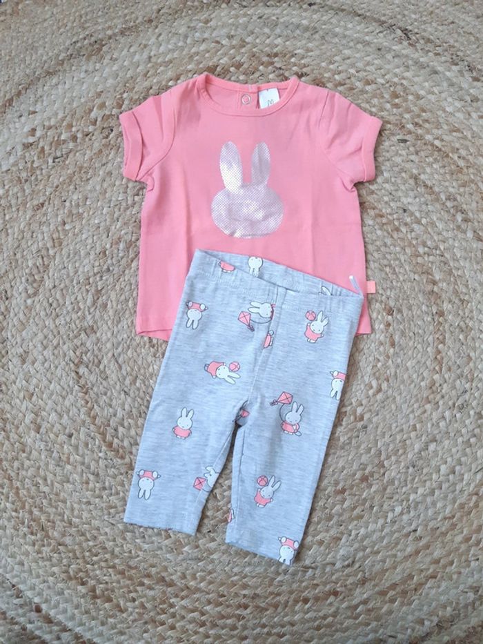 Ensemble tee-shirt et legging 62 cm