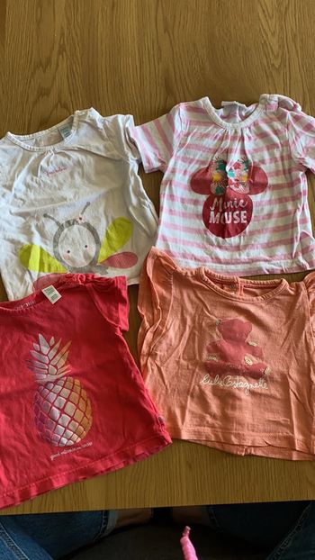 Lot de 4 tee-shirts manches courtes