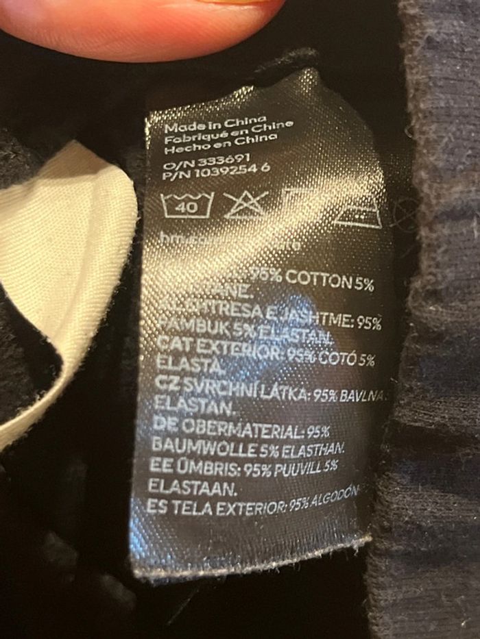 Pantalon type legging noir H&M en 5-6 ans - photo numéro 7