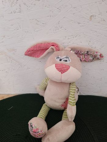 doudou lapin  patchwork la galleria