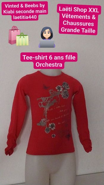 Tee-shirt 6 ans fille