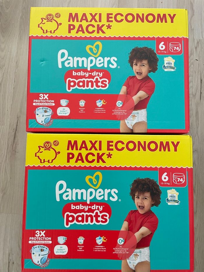Pampers plants taille 6