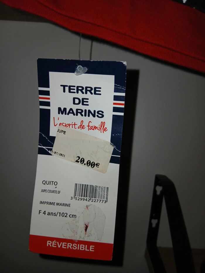 Jupe neuf 4 ans terre de marins - photo numéro 3