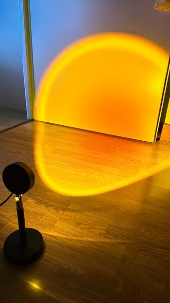 Lampe effet coucher de soleil