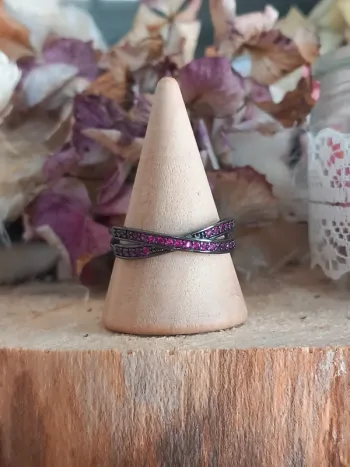 Bague croisée taille 57