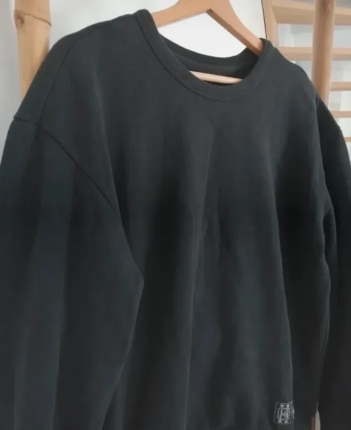 Pull noir homme Hollister - photo numéro 3