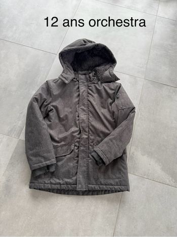 Manteau orchestra gris 12 ans 