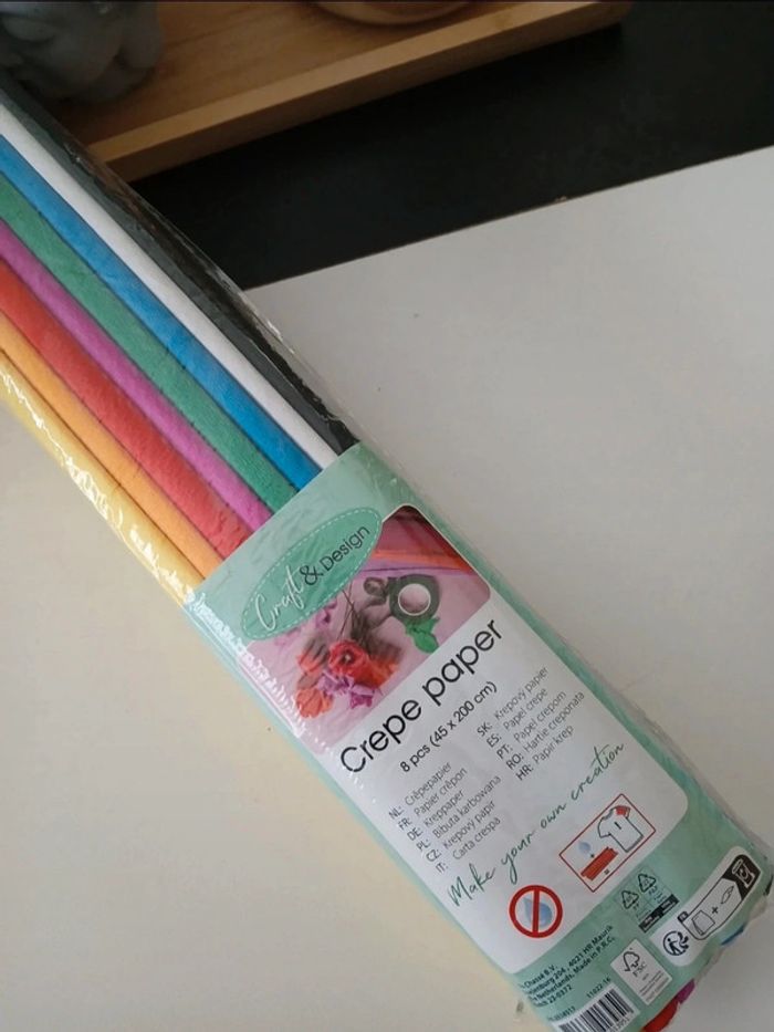 Lot de Papiers Crépon Neuf🌿🌈 - photo numéro 3