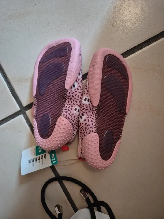 Chaussons antidérapant et respirant à scratch - photo numéro 6