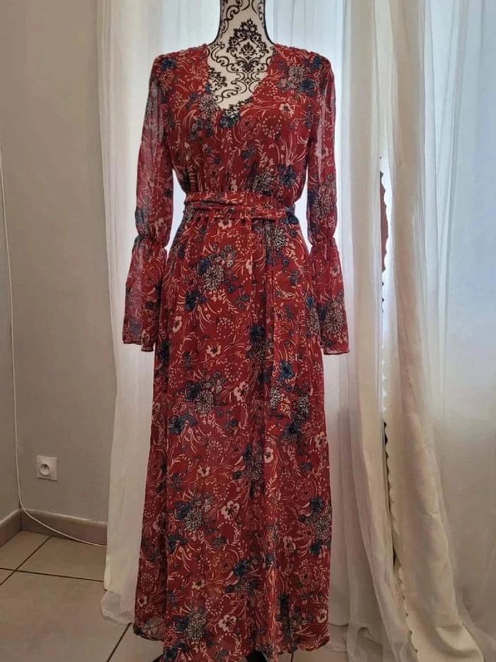Robe d'été longue à manches 38 - photo numéro 4