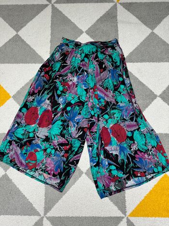 Pantacourt à jambes larges vintage Taille 38