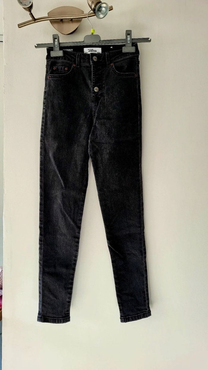 🟣 Jean Noir Jennifer Taille 34 NEUF 🟣