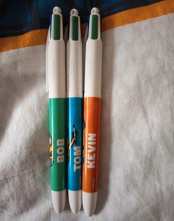 Stylos bic 4 couleurs les Minions