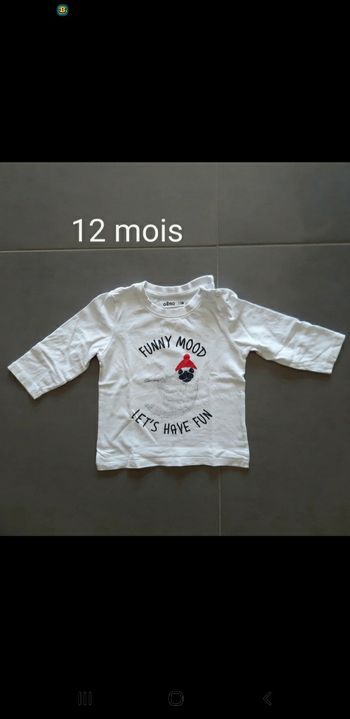 Tee-shirt ML blanc