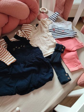 Lot de 3 tenues filles 6 mois