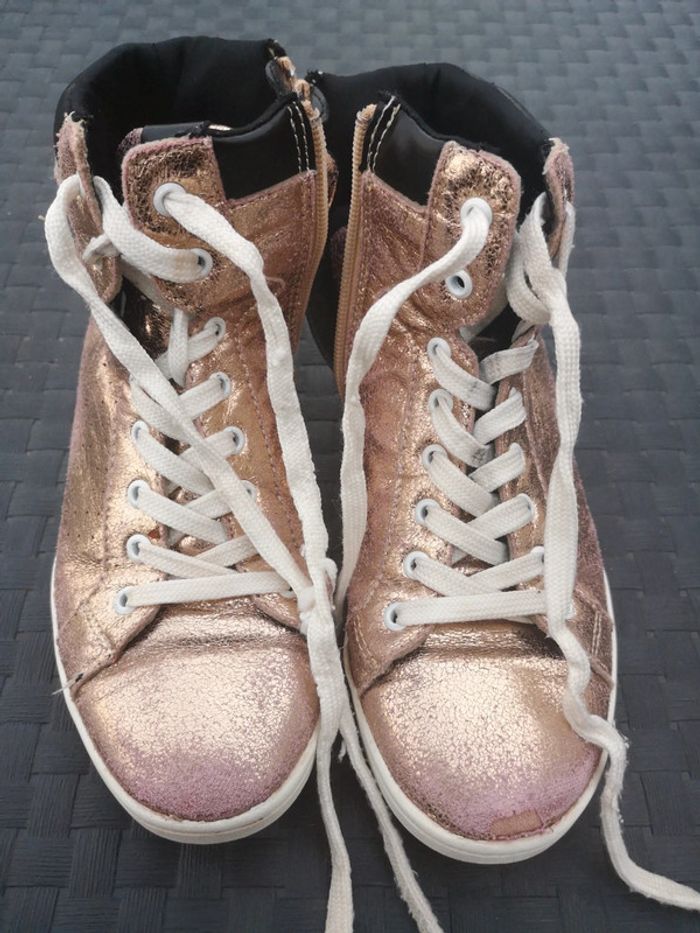 Baskets Morgan irisées 35