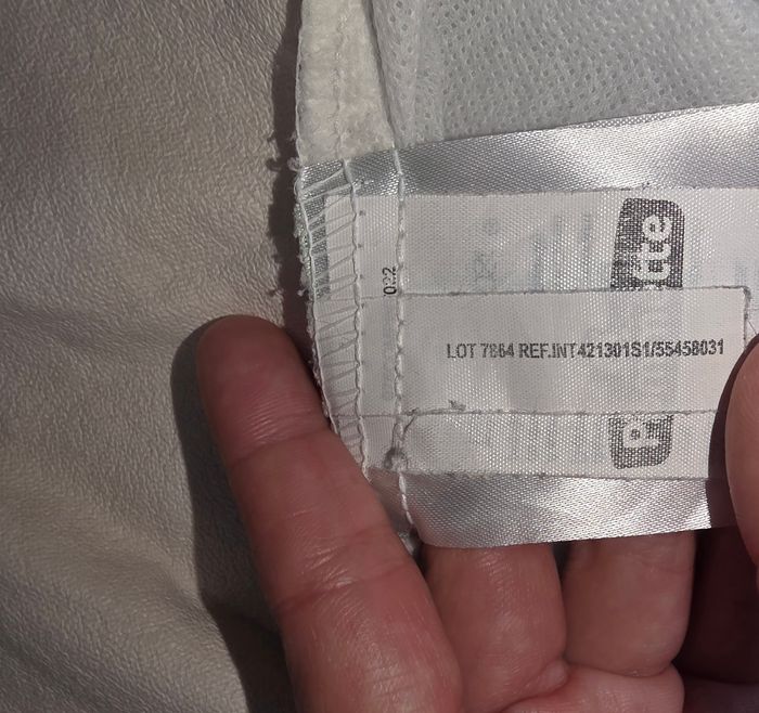 Alèse imperméable blanche pomette 120×60 - photo numéro 2