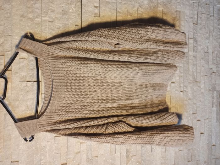 Pull Beige Femme Epaules Nues Taille M