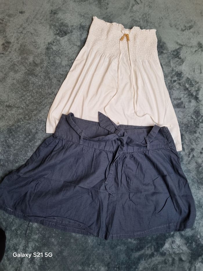 Lot de 11 tenues jupe top taille 38-40 - photo numéro 8