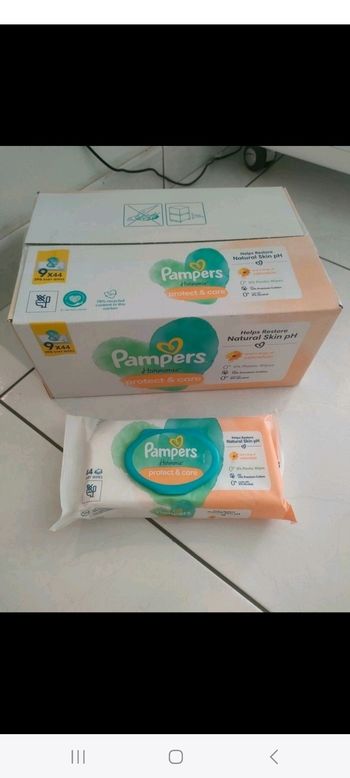 9 paquets pampers lingettes