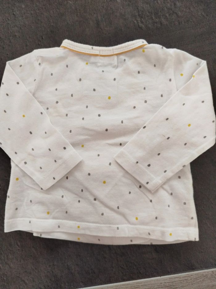 Tee shirt à manches longues bébé 3 mois - photo numéro 3